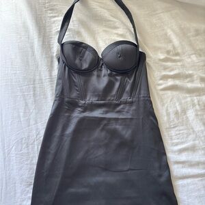 BabyBoo Fashion Black Halter Dress 🖤